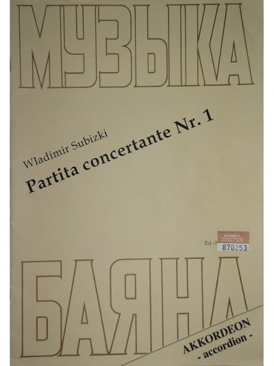 Partita Concertante Nr. 1